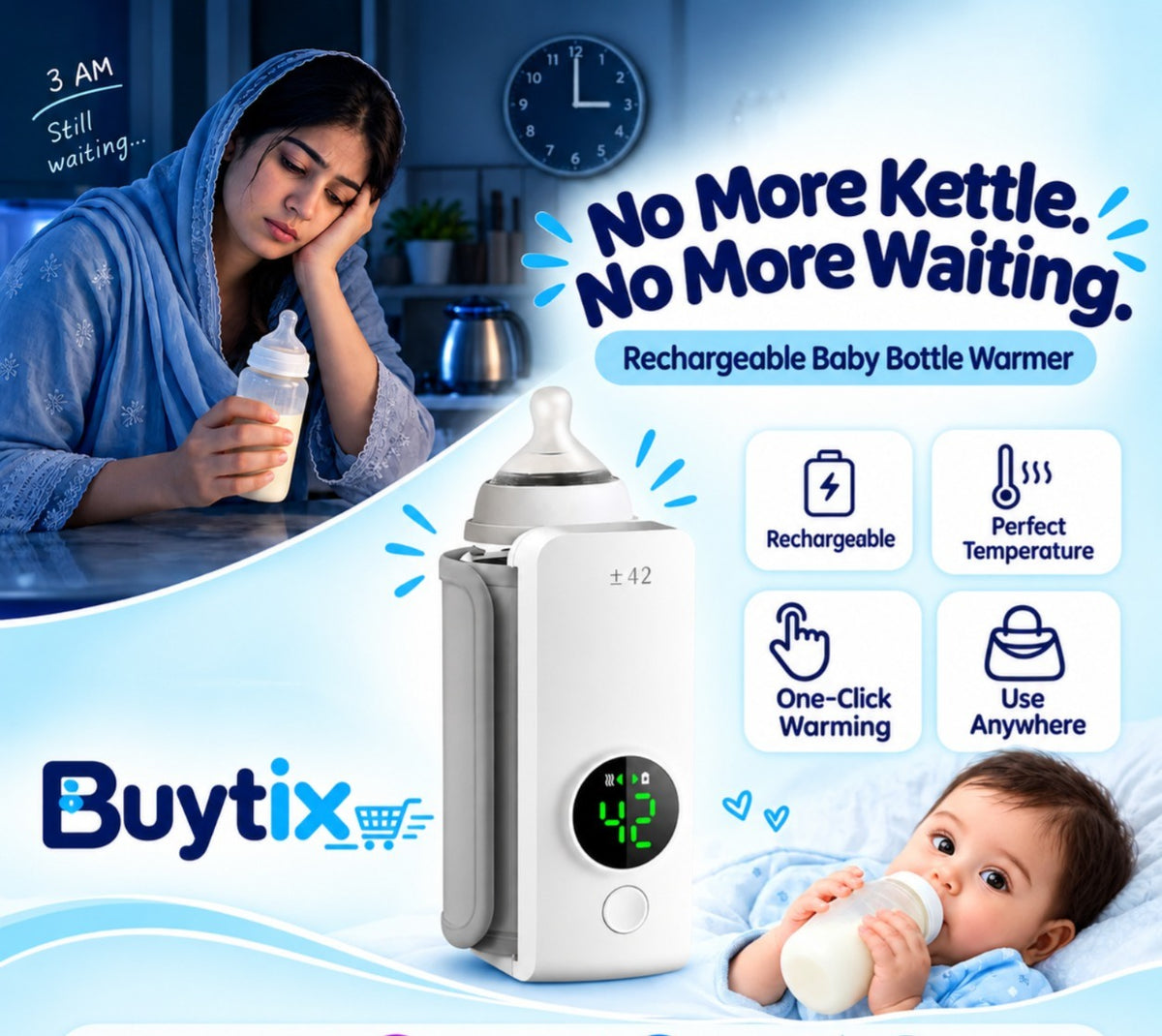 Portable Baby Bottle Warmer